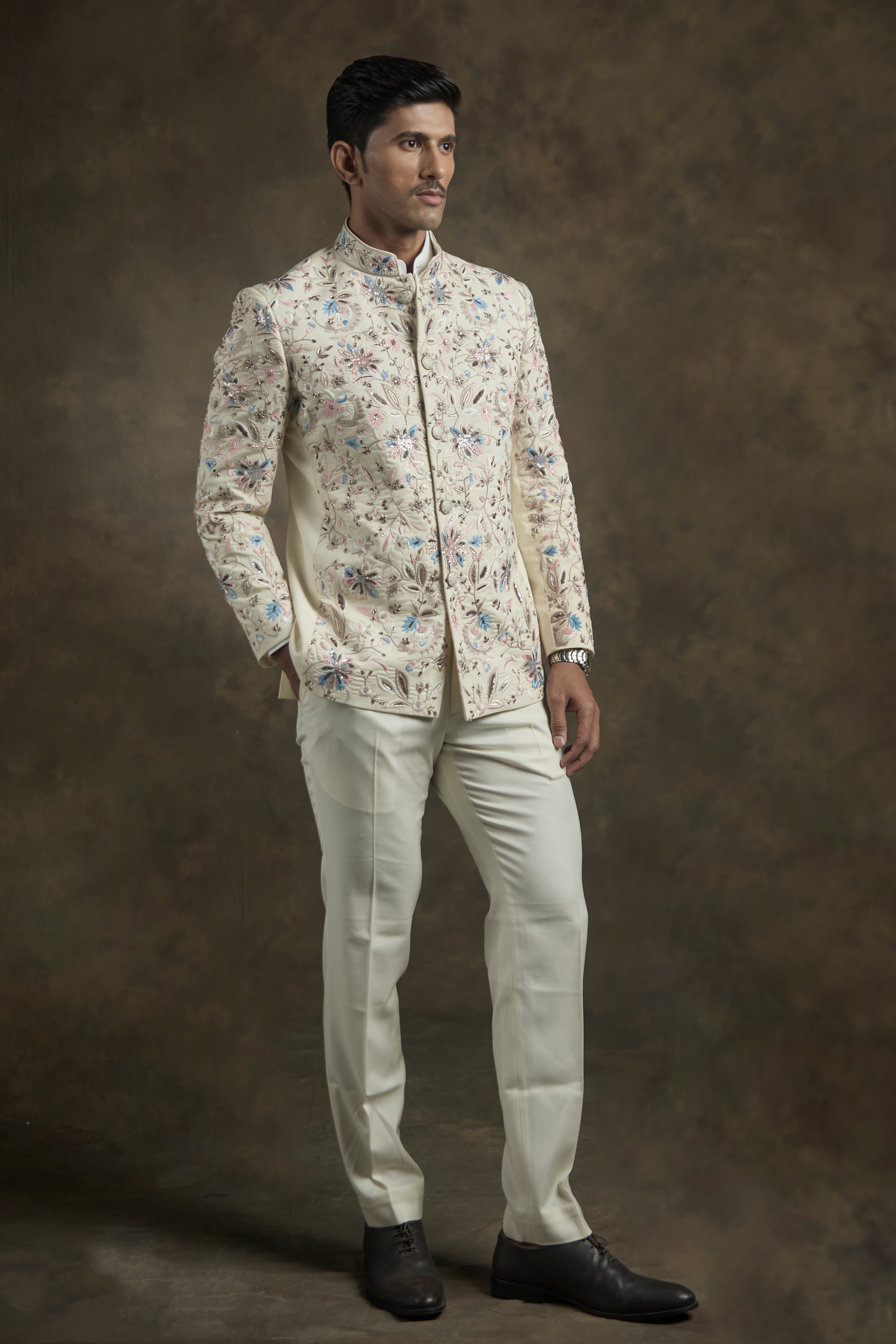 The Noor Bandhgala in Ivory