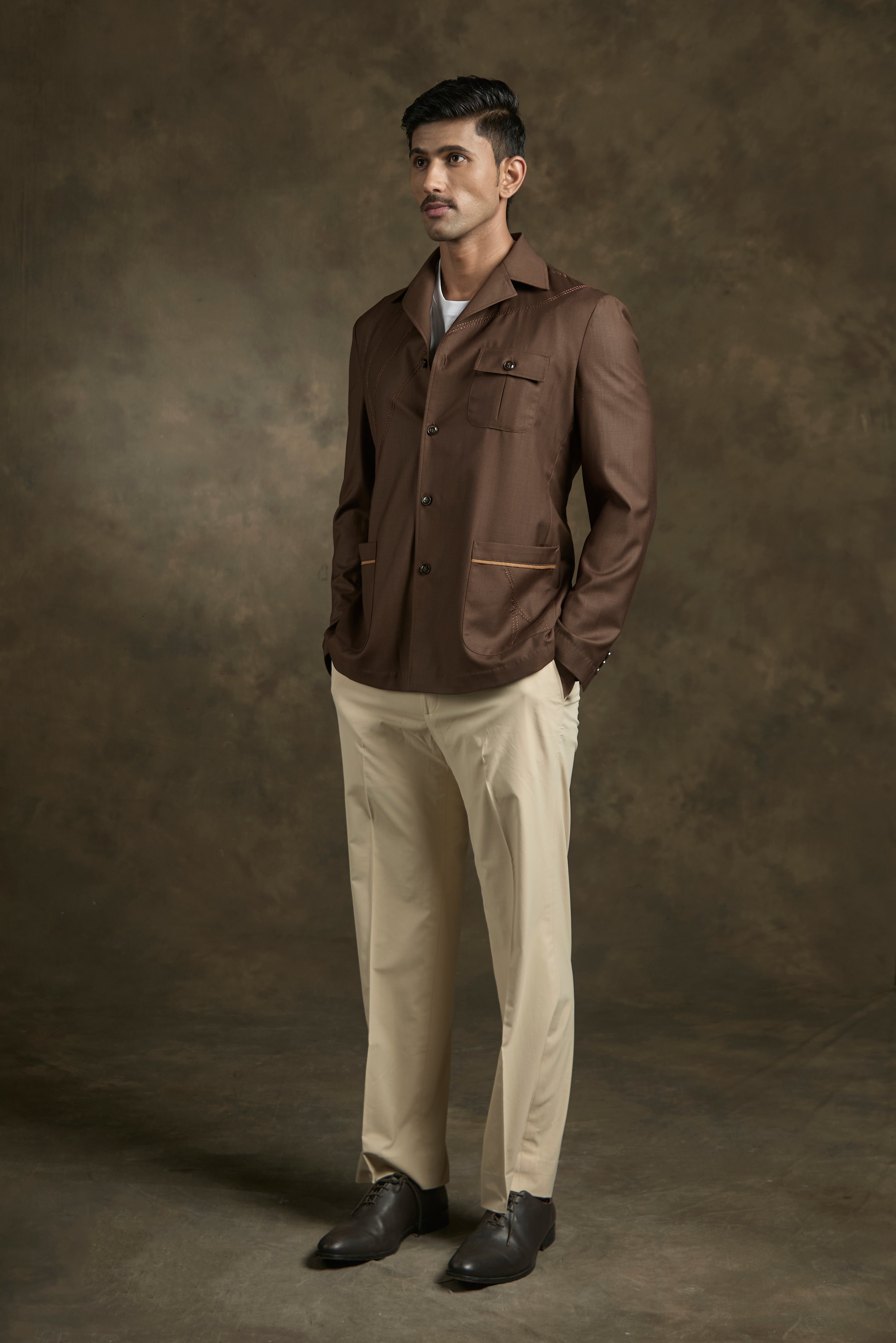 Cocoa Drift Shacket