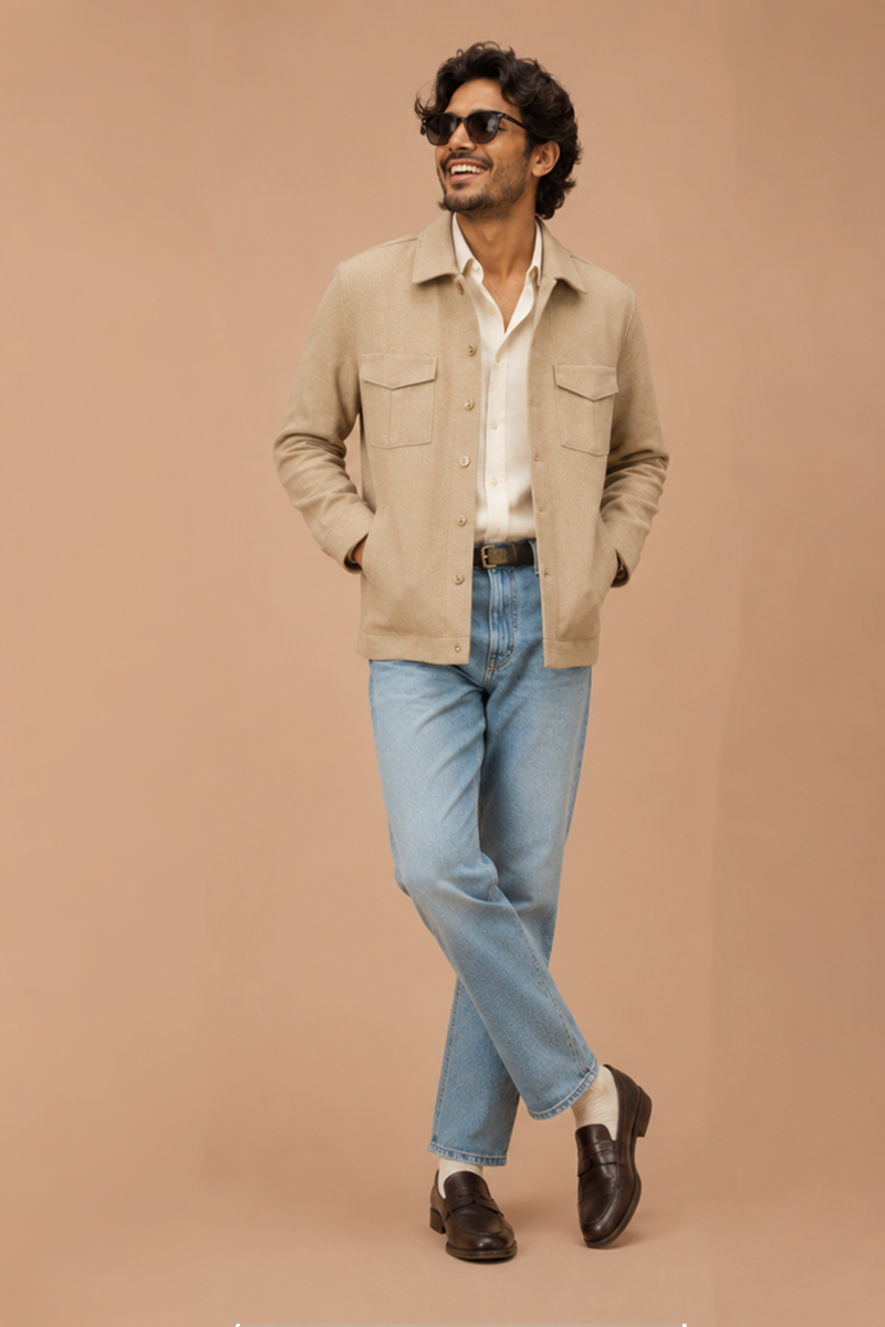 Craftsman Pleat Shacket