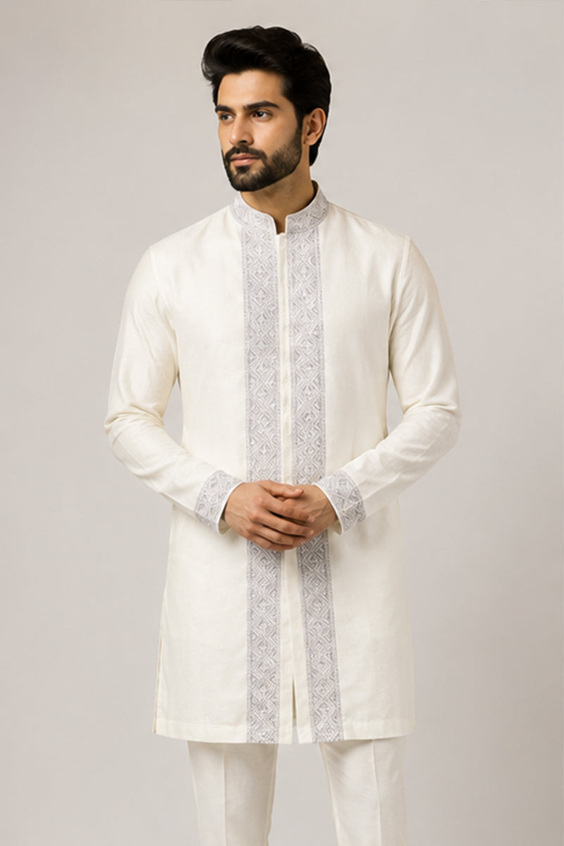 The Architectural Cotton Kurta