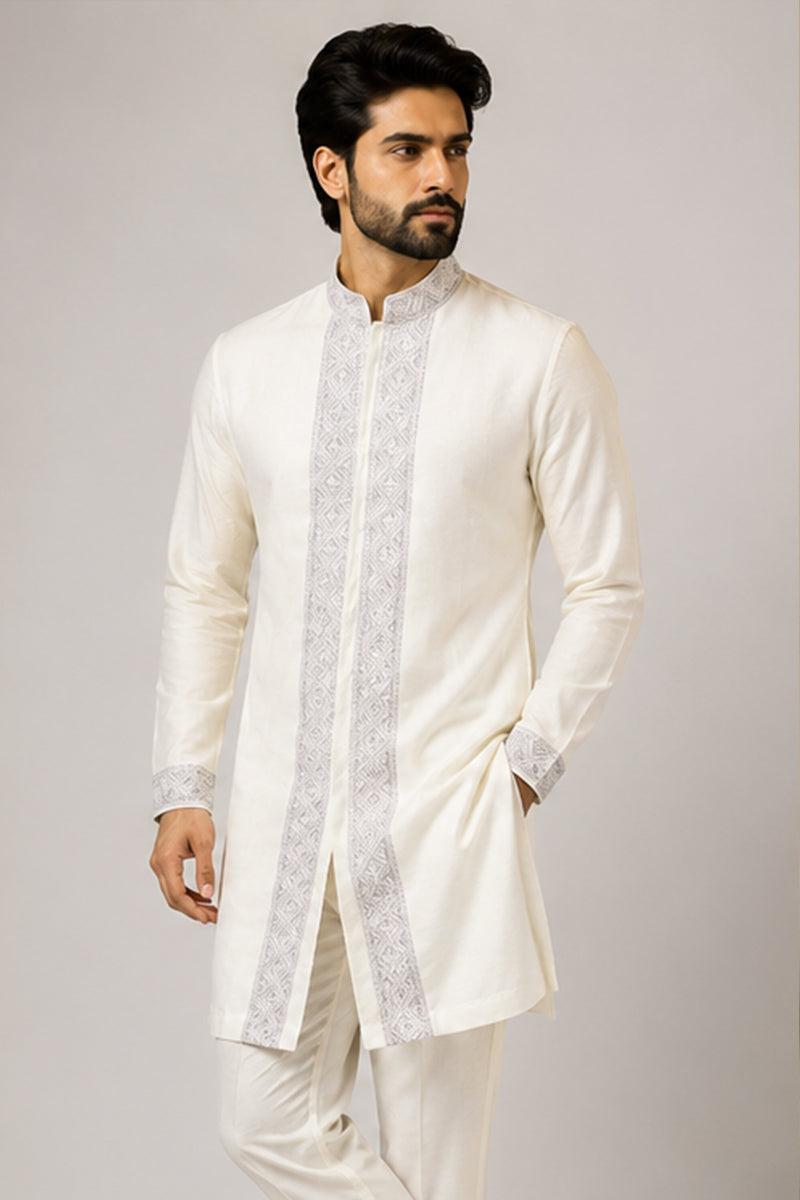 The Architectural Cotton Kurta