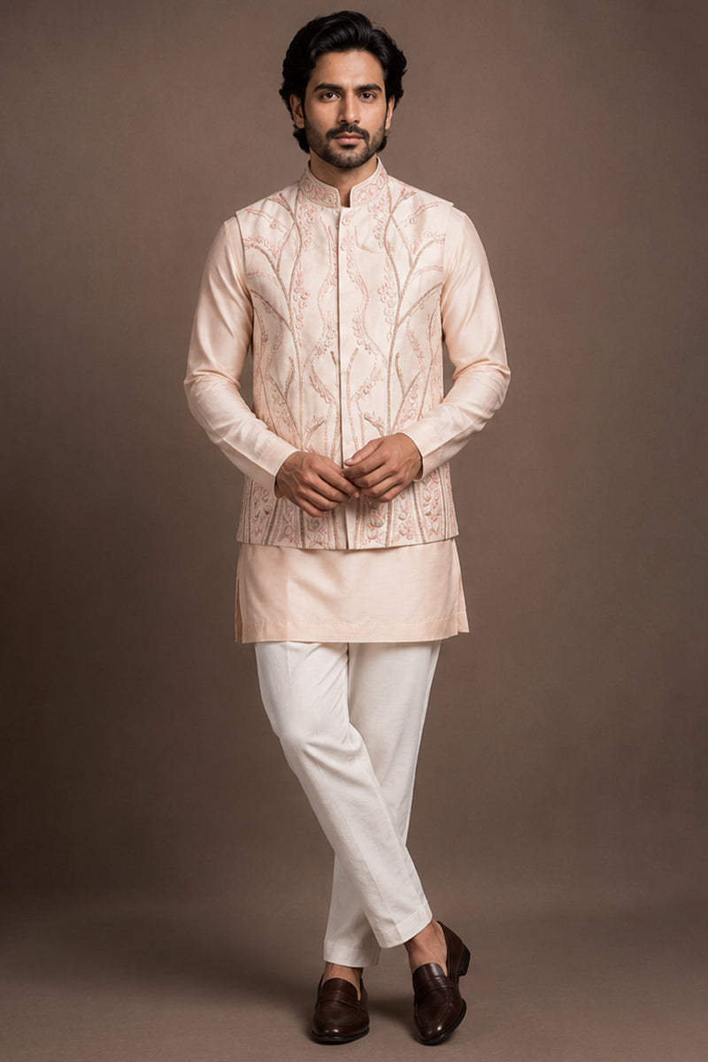 Blush Nehru Set