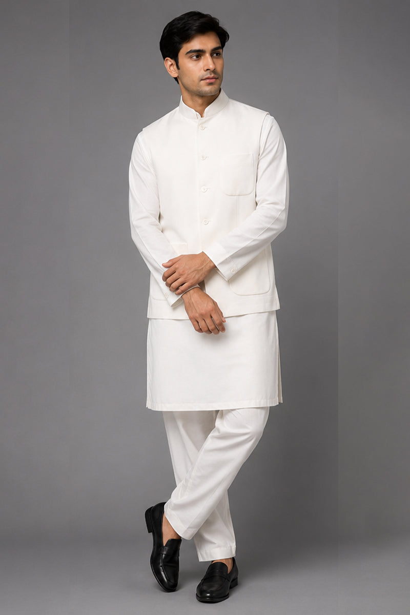 Pure Ivory Nehru Set