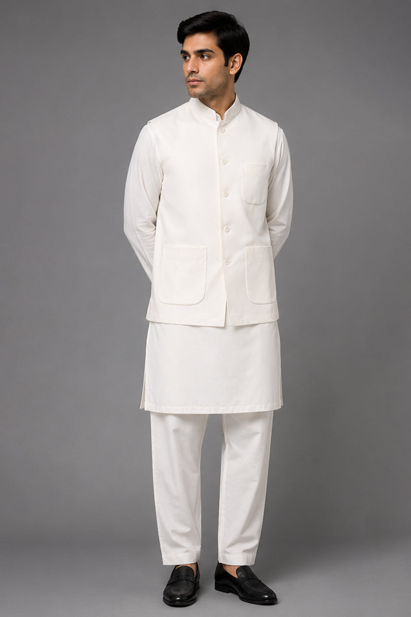 Pure Ivory Nehru Set