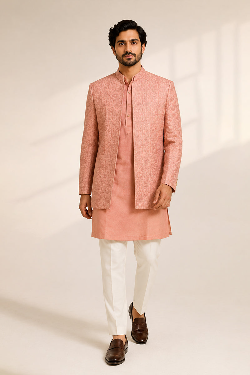Rosewood Layered Indo-Western