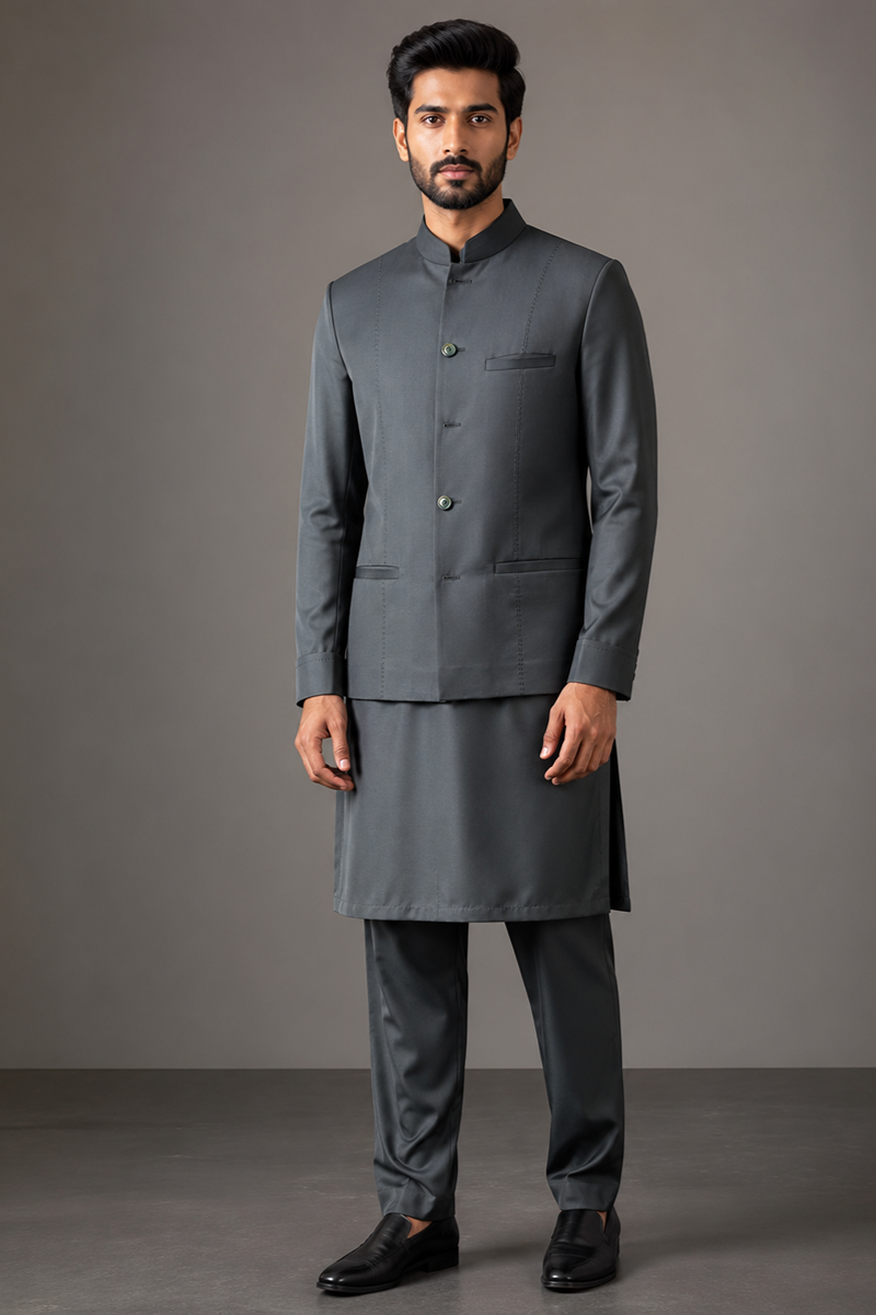 Graphite Classic Nehru Set