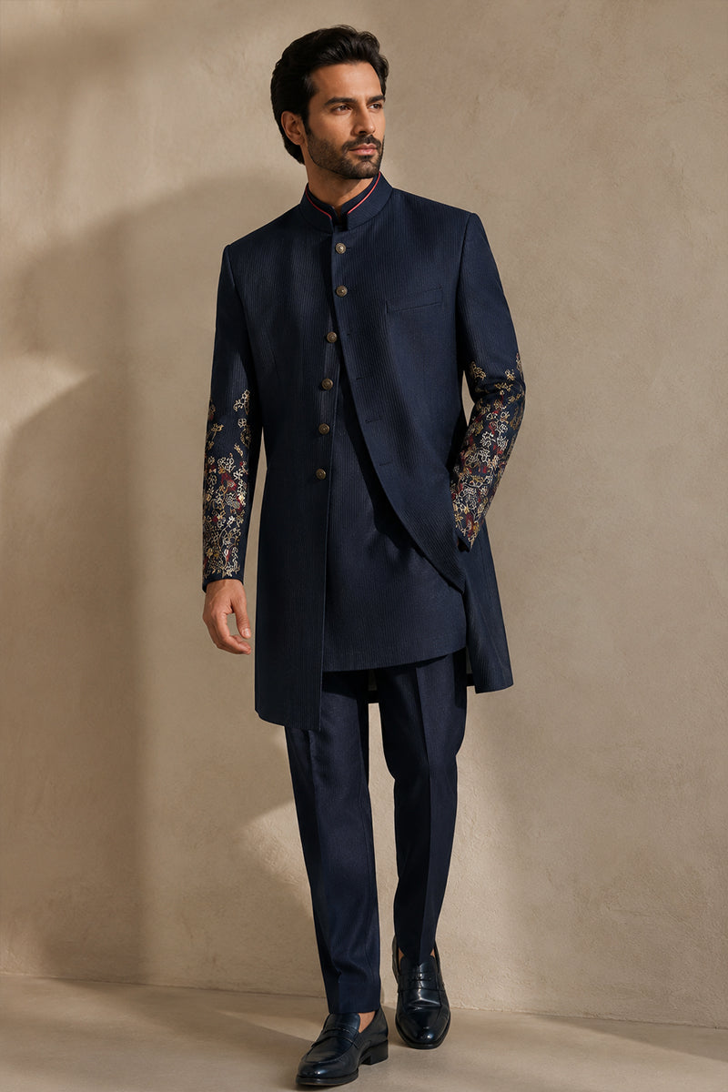 Botanical Navy Indo-Western