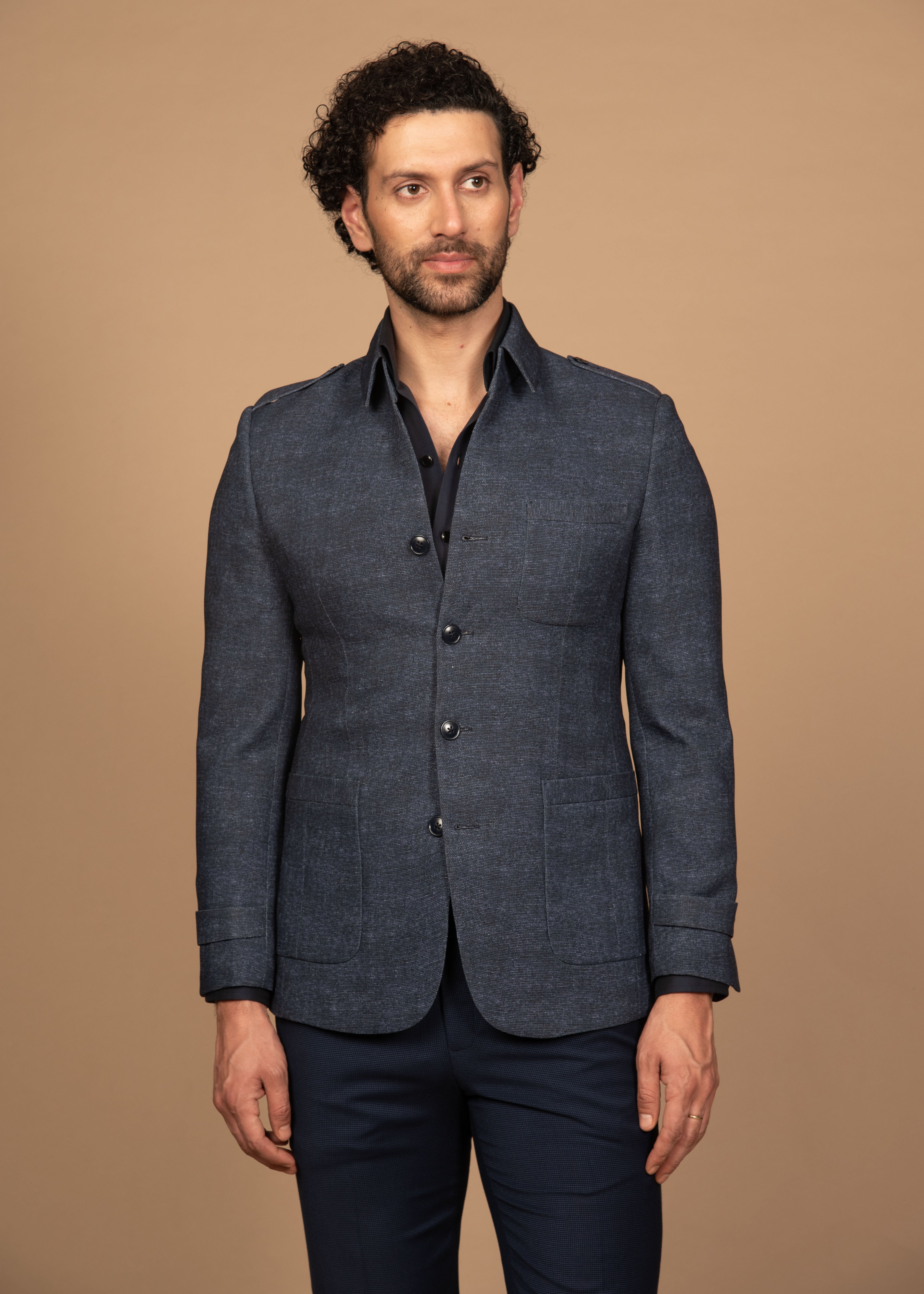 Grey Patch Pocket Shacket