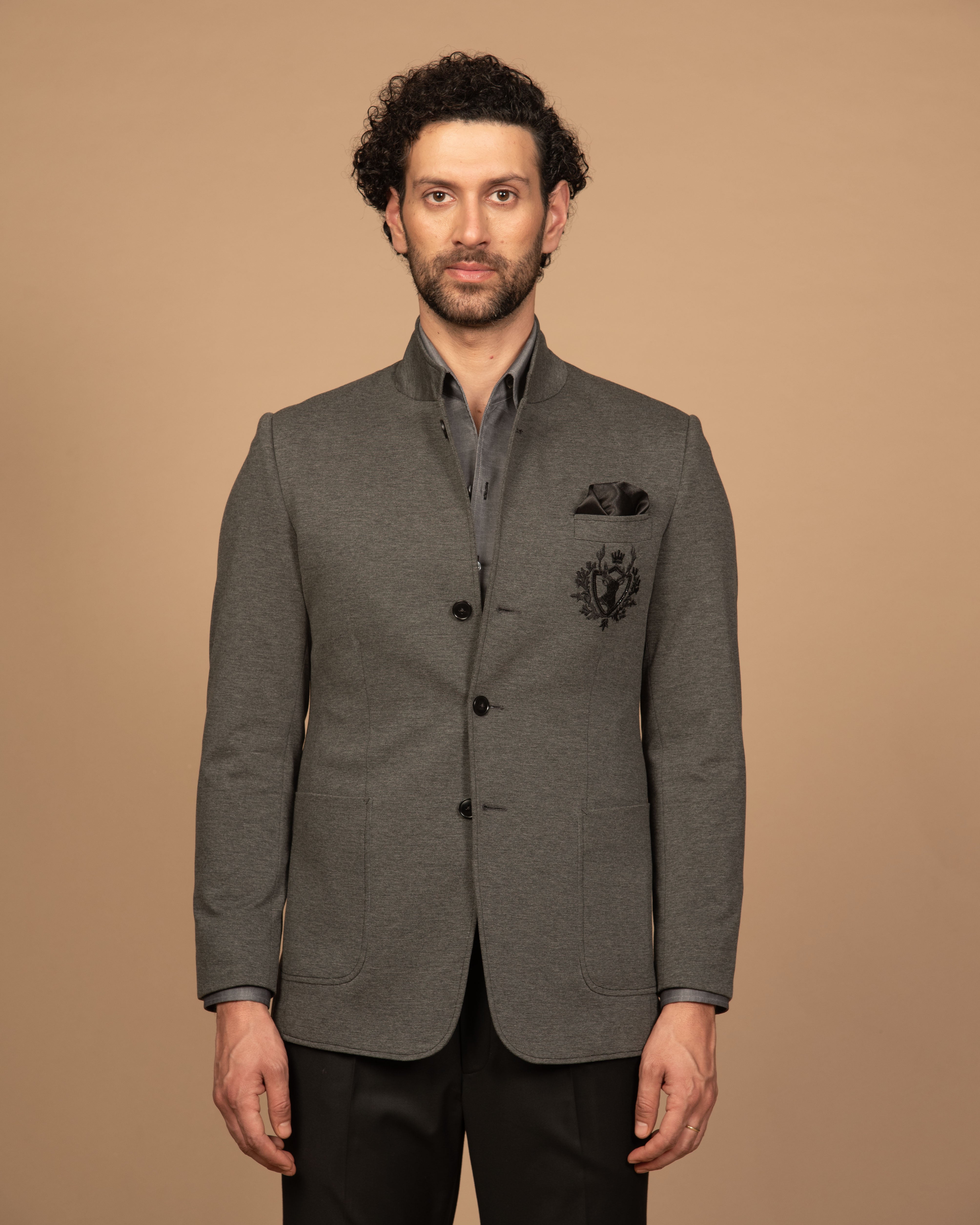 Grey Designer Jacket
