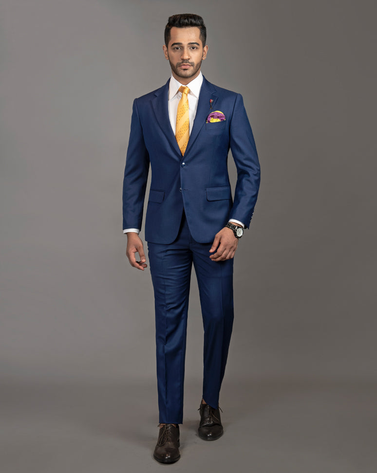 Royal Blue Suit – Karan Moin