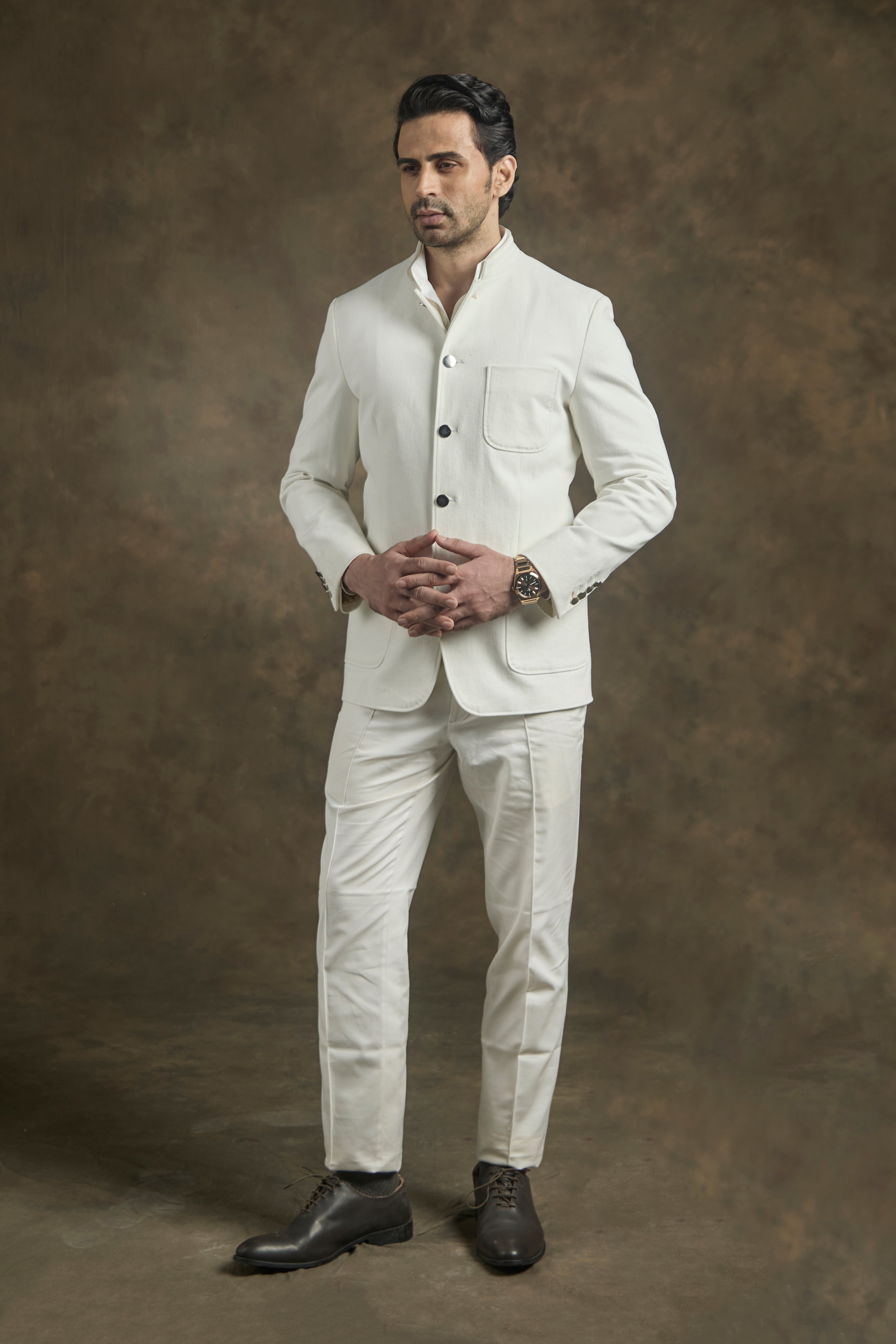Classic Ivory Bandhgala
