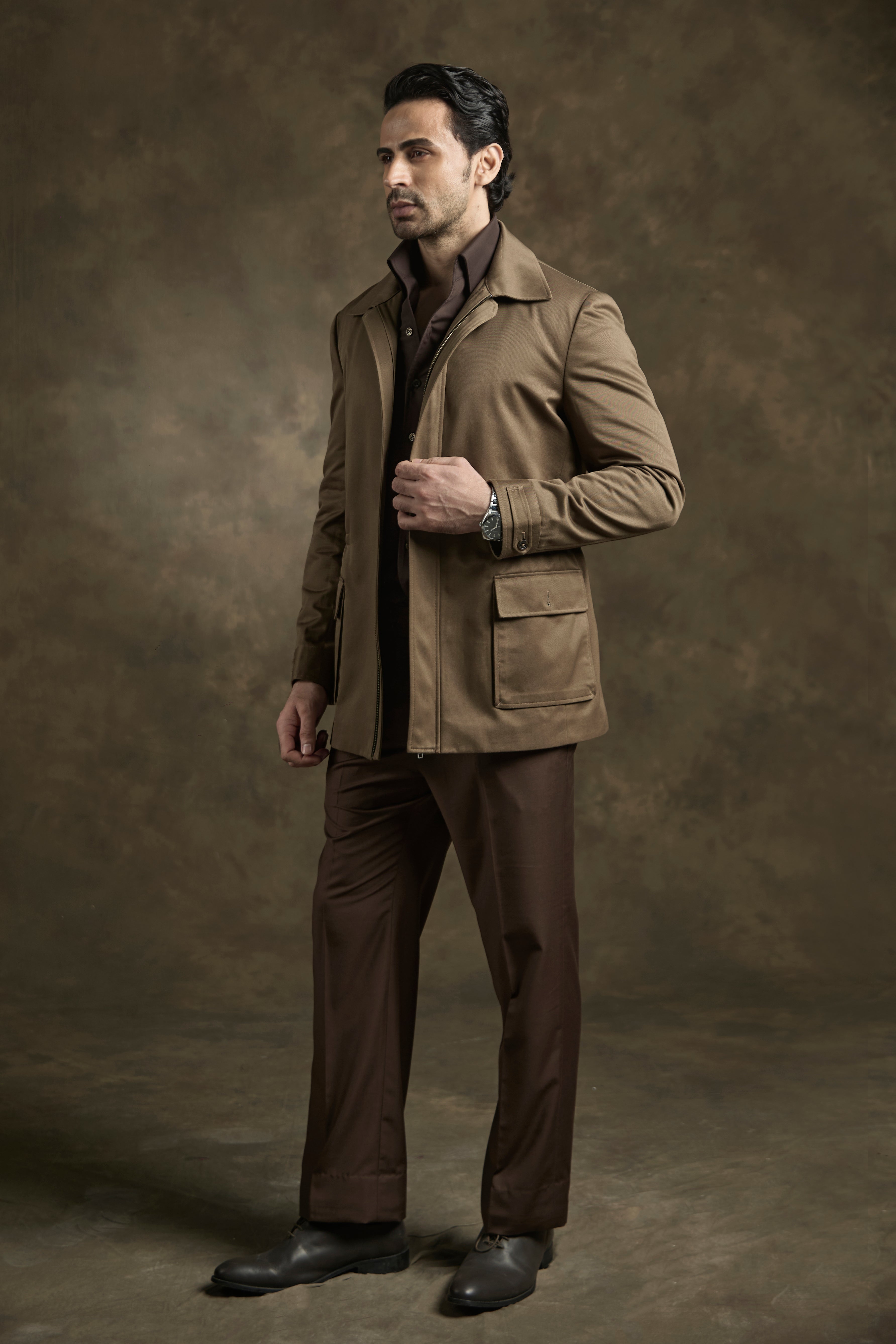 The Kensington Field Coat in Olive