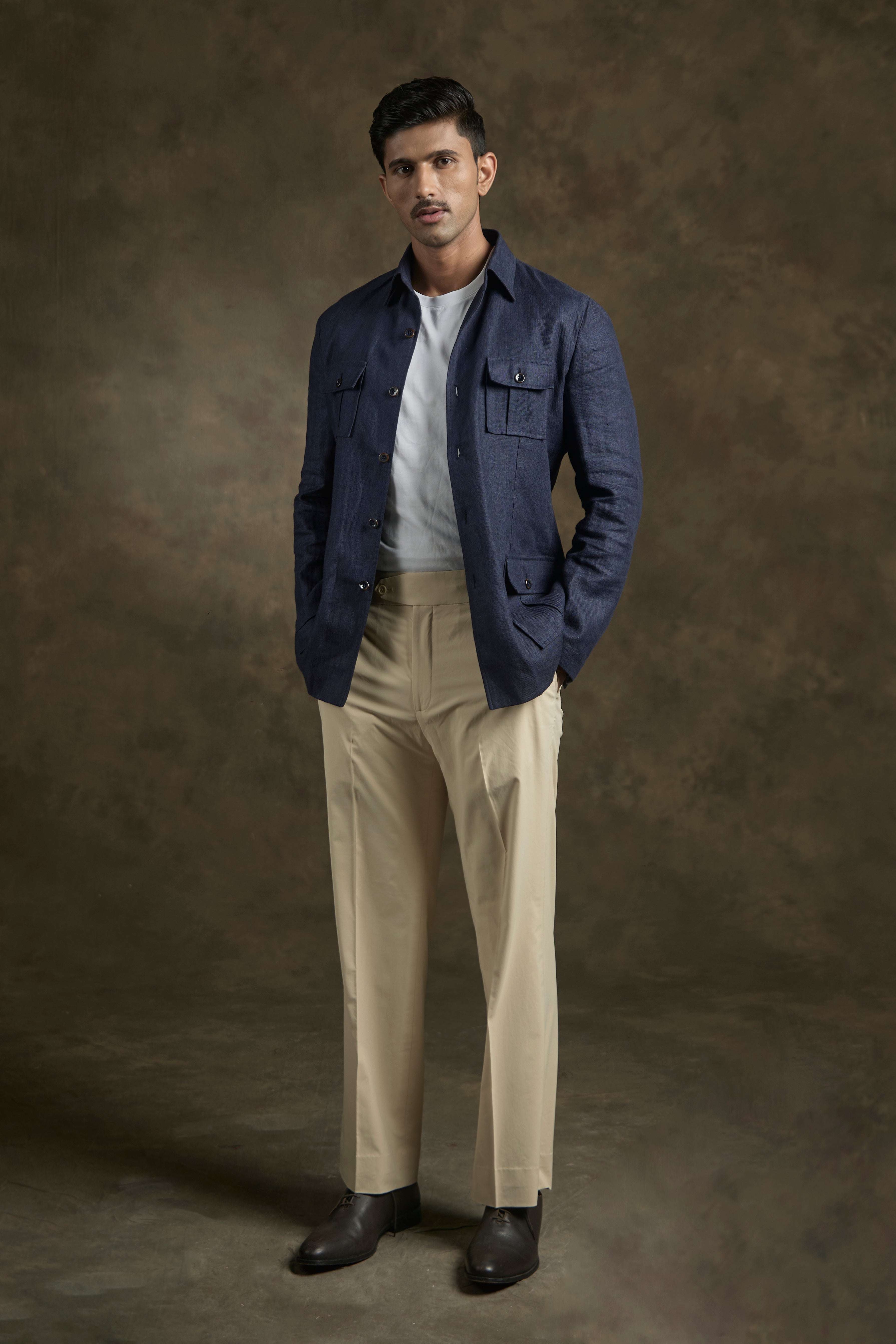 Indigo Terrain Shacket