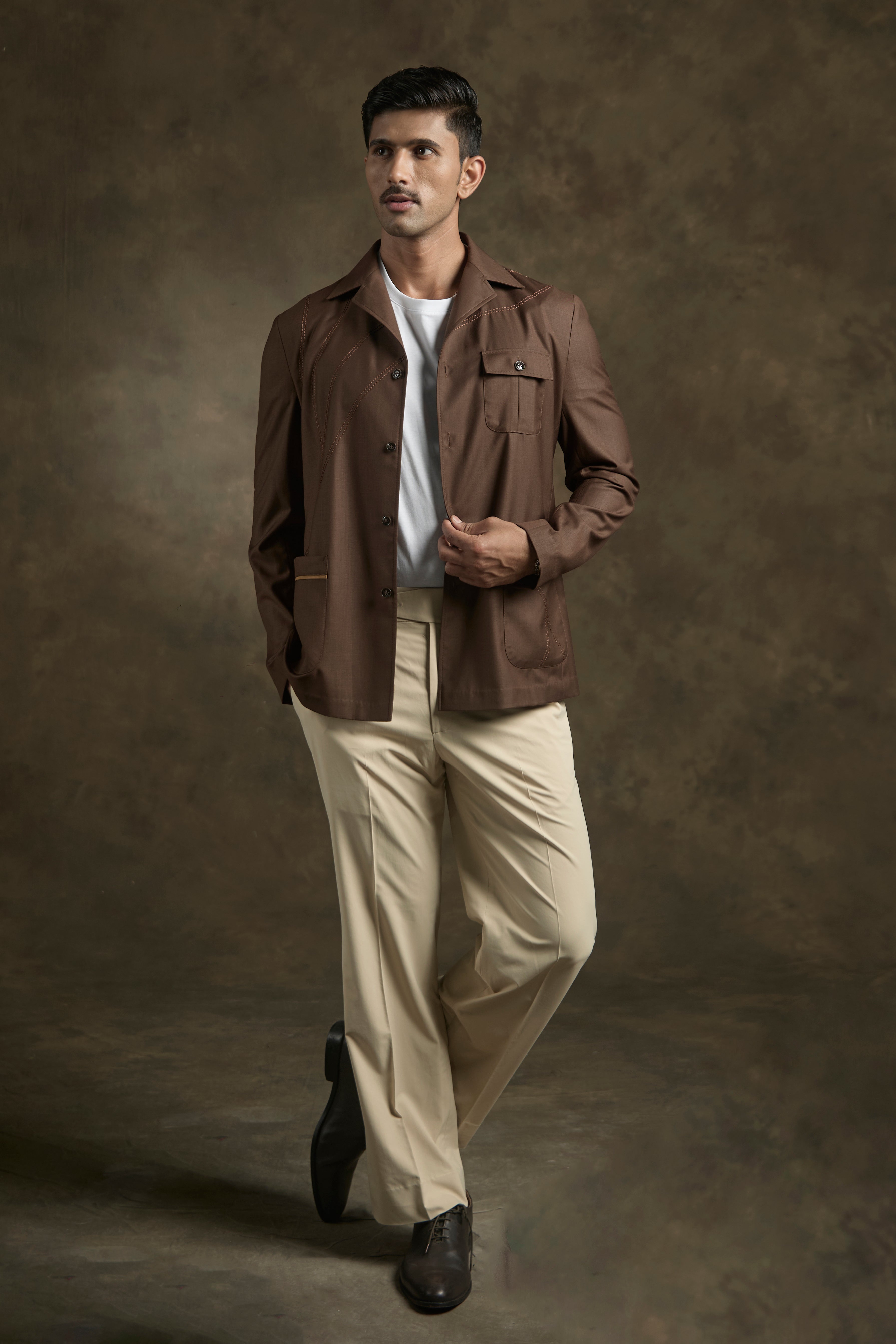 Cocoa Drift Shacket