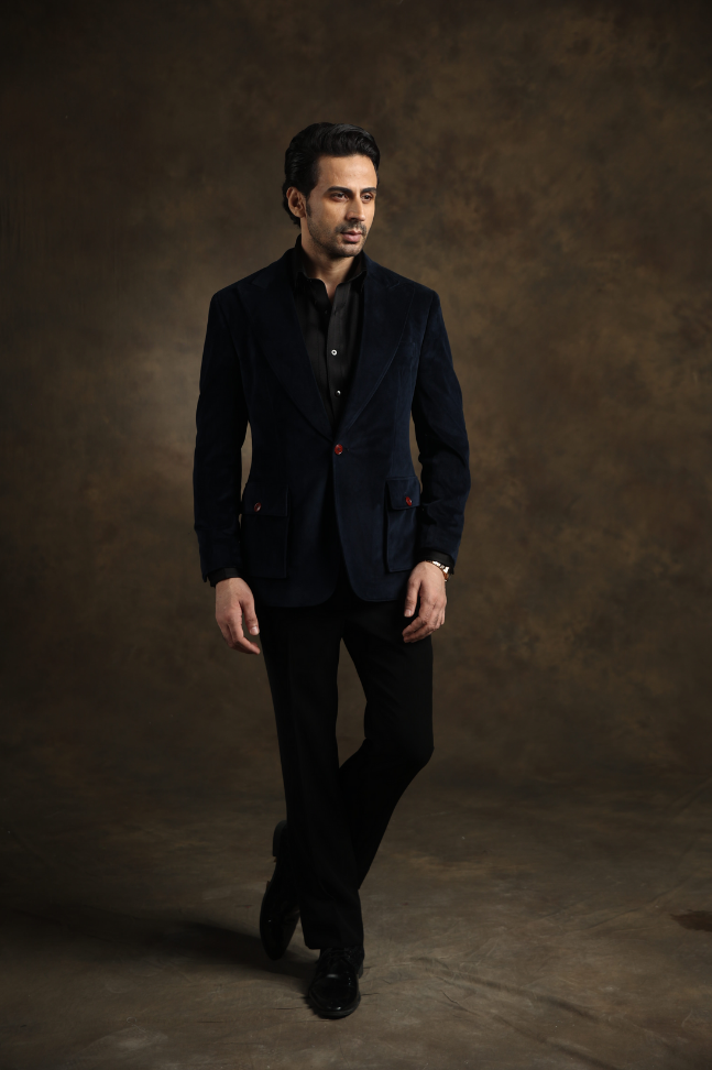 Blue Velvet Jacket