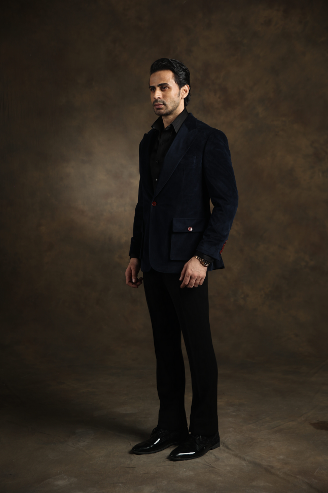 Blue Velvet Jacket