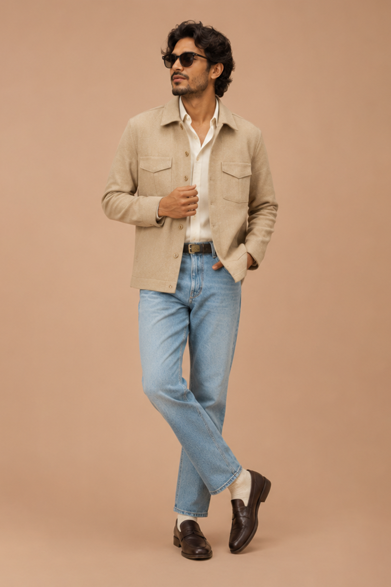 Craftsman Pleat Shacket
