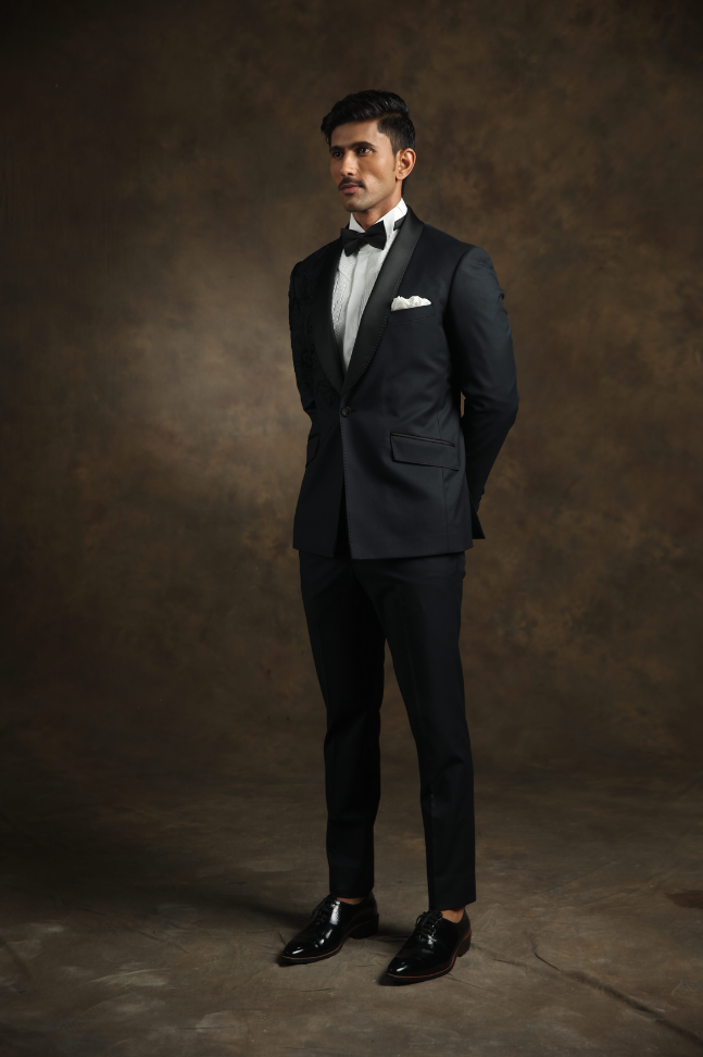 Velour Nocturne Tuxedo
