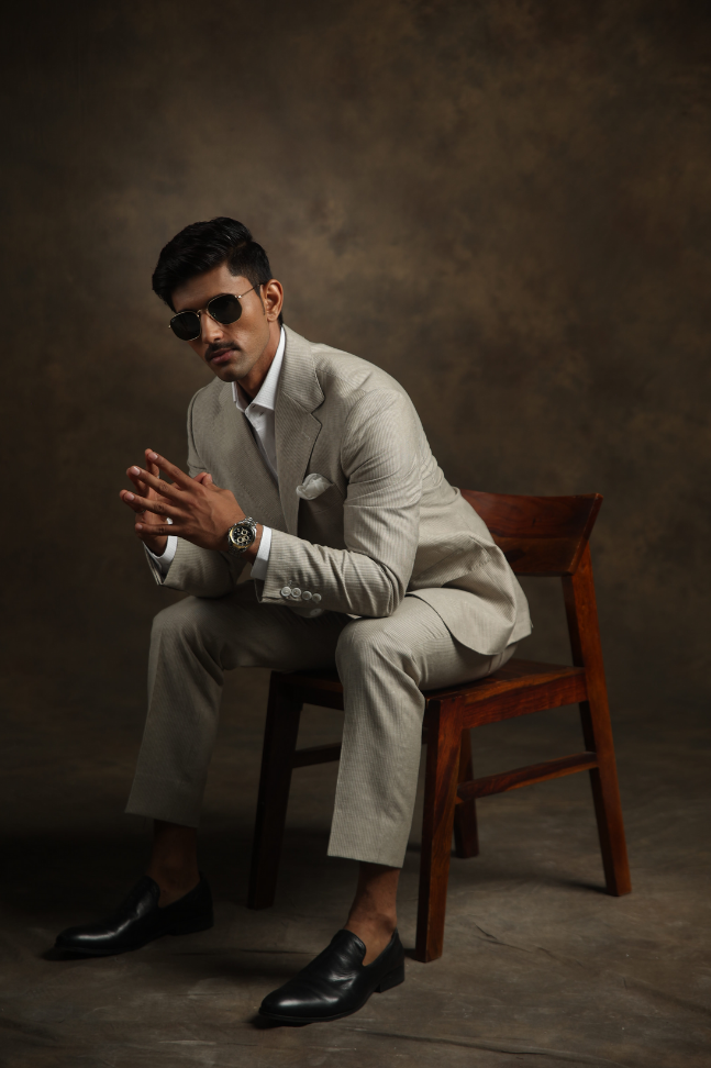 Cream Suit