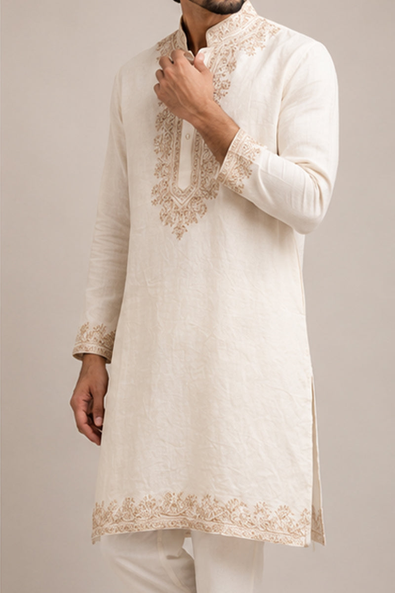 The Mughal Linen Kurta