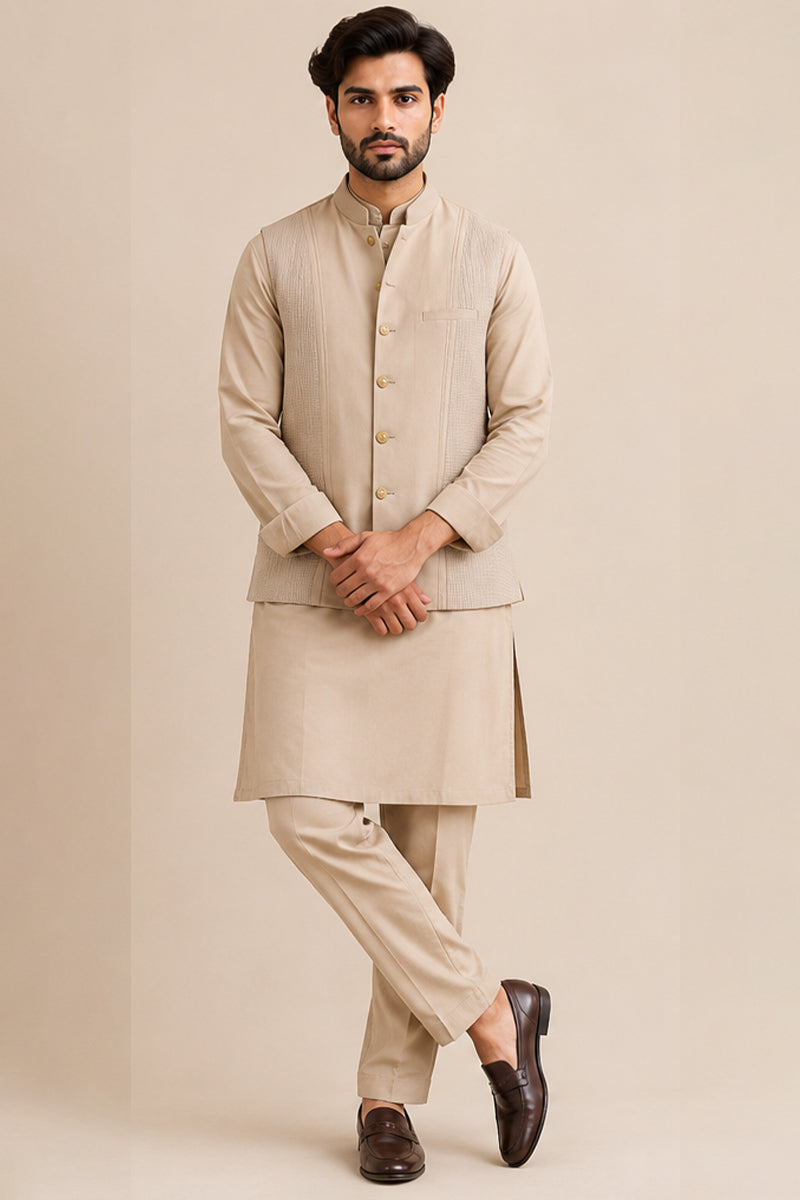 Sandstone Texture Nehru Set