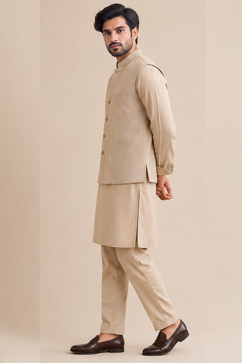 Sandstone Texture Nehru Set