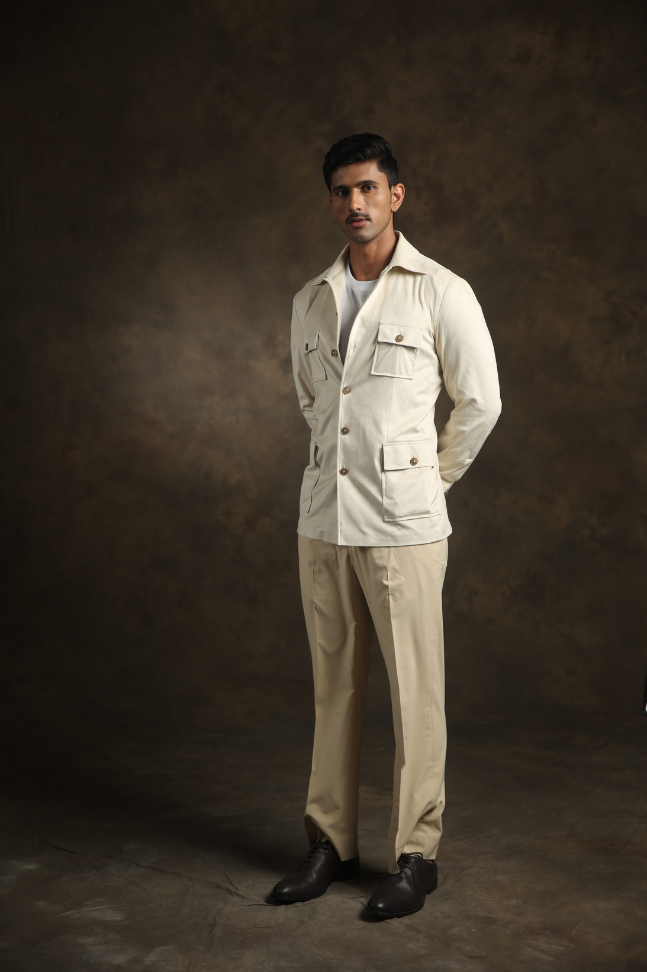Beige Shacket