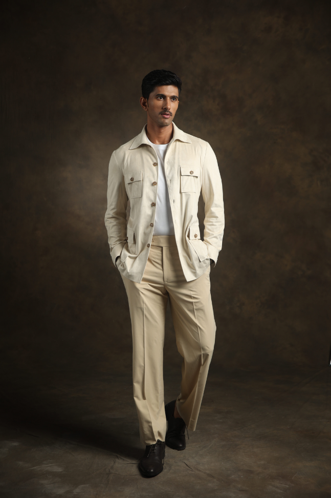 Beige Shacket