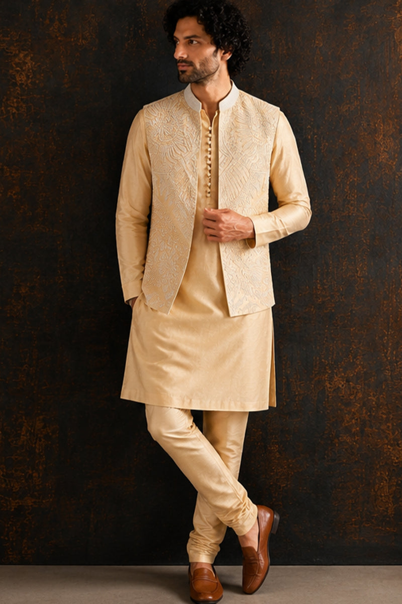 Champagne Radiance Nehru Set