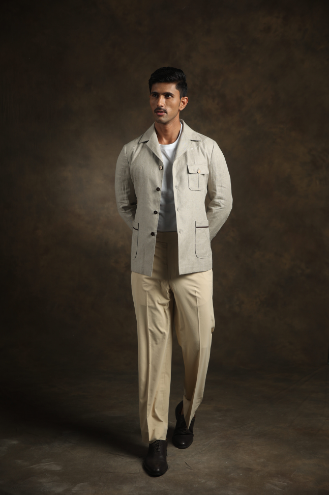 Beige Shacket