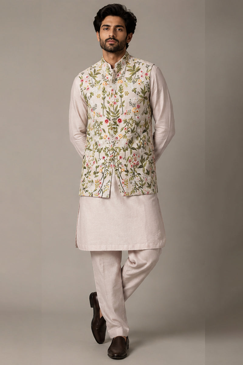 Garden Bloom Nehru Set