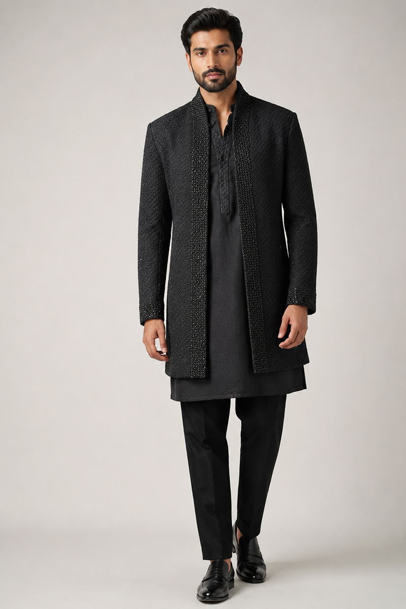 Noir Layered Indo-Western