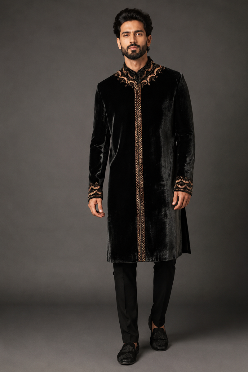 Regal Velvet Indo-Western