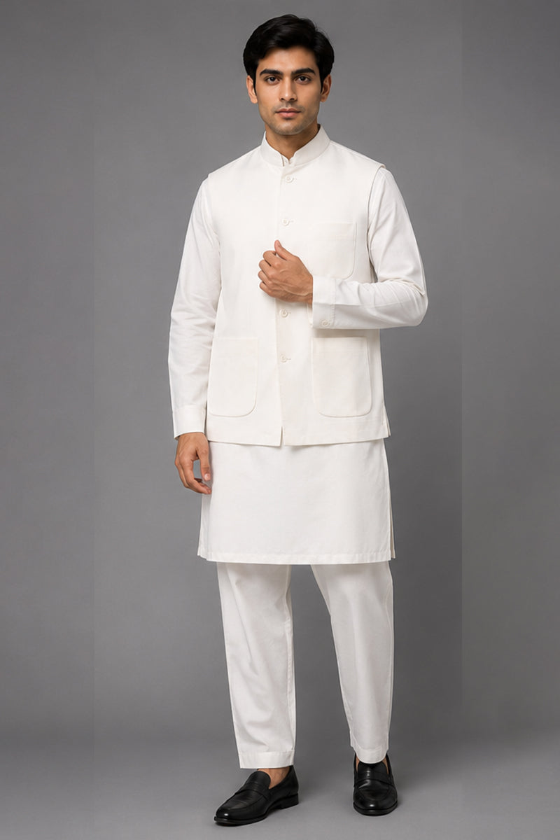 Pure Ivory Nehru Set