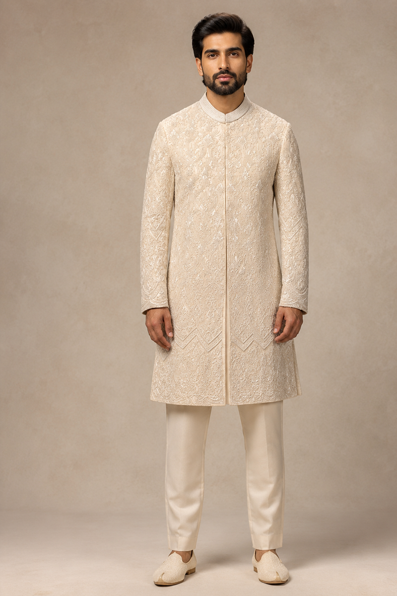 Ivory Heirloom Indo-Western