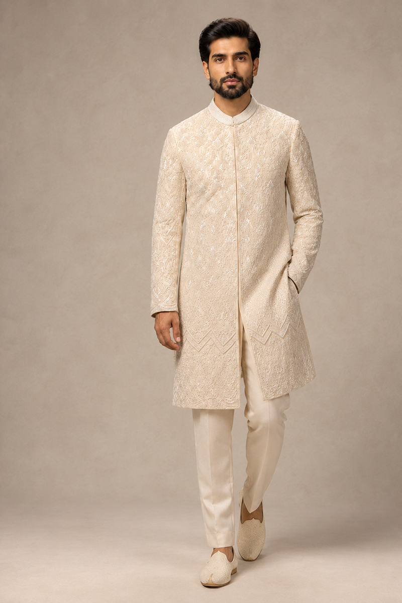 Ivory Heirloom Indo-Western