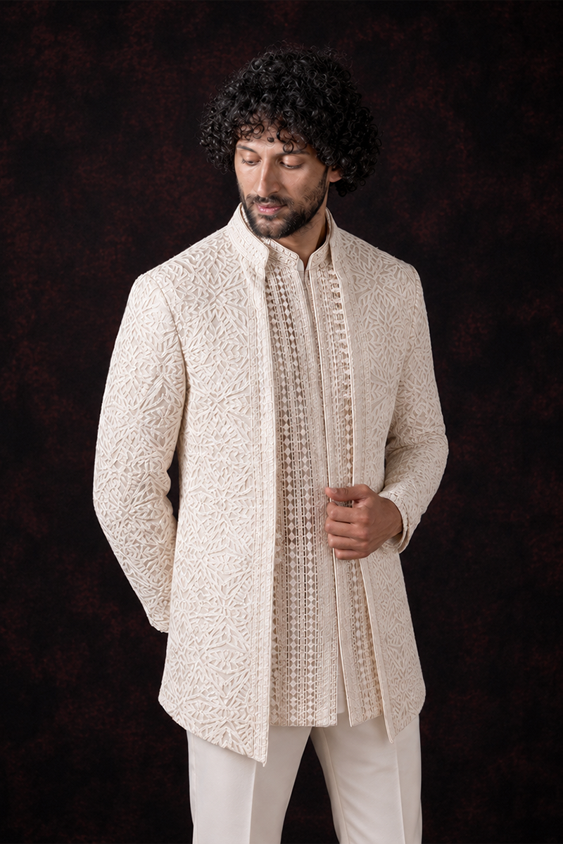 Ivory Mosaic Indo-Western
