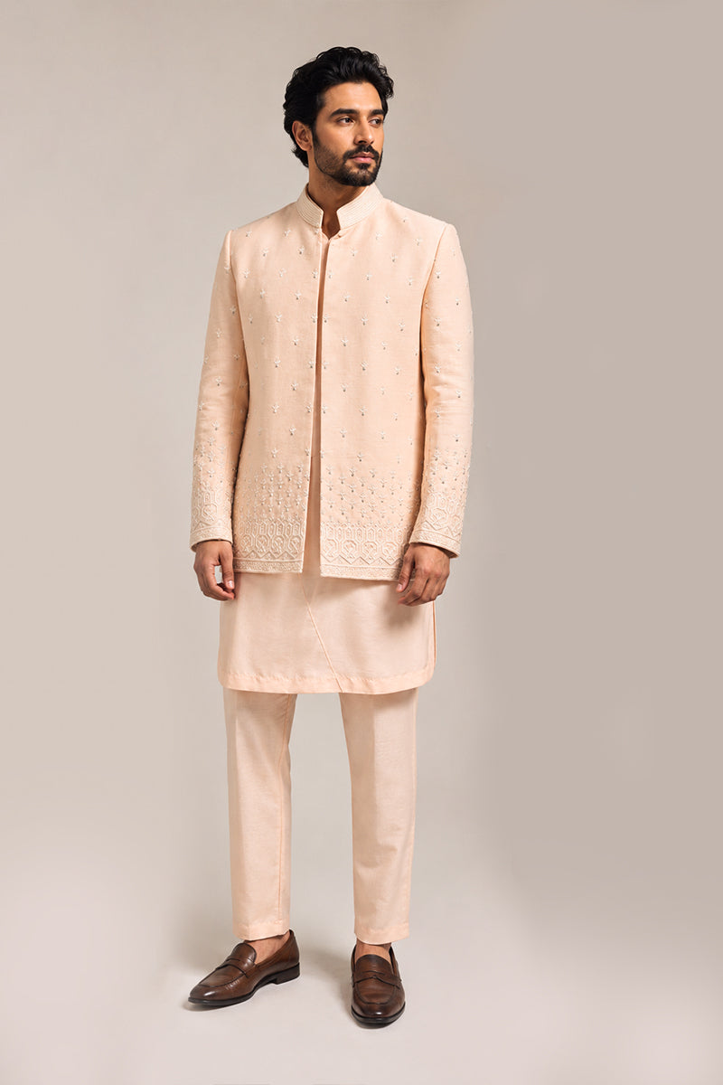 Blush Embroidered Indo-Western