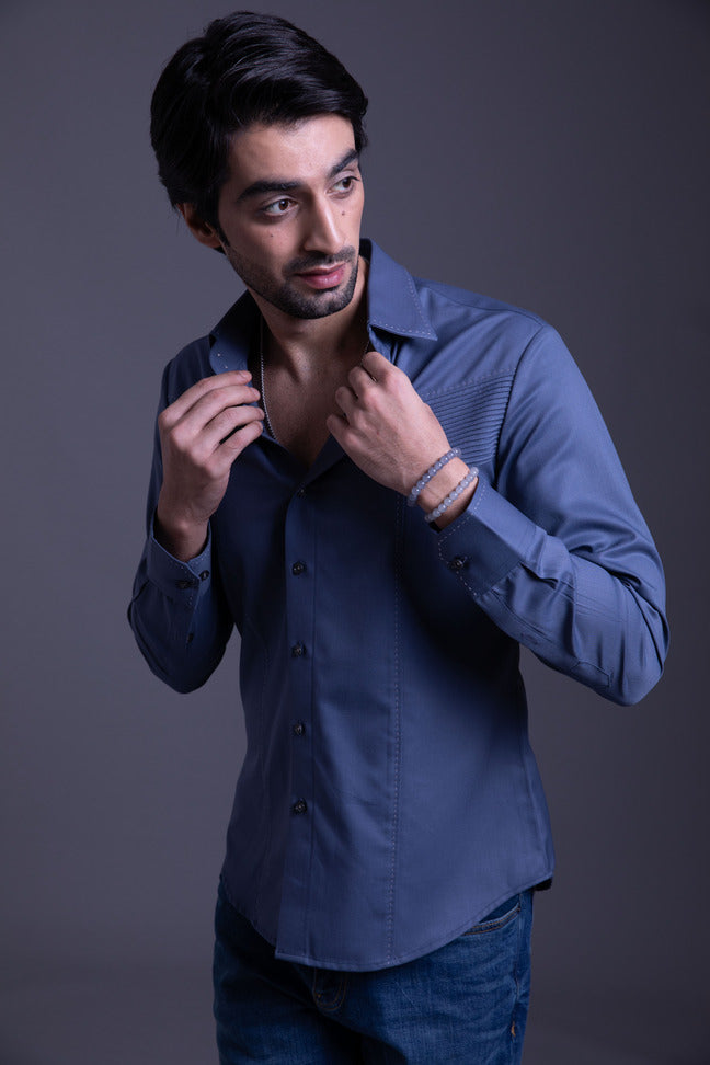 Pintuck Elegance Detailing Shirt