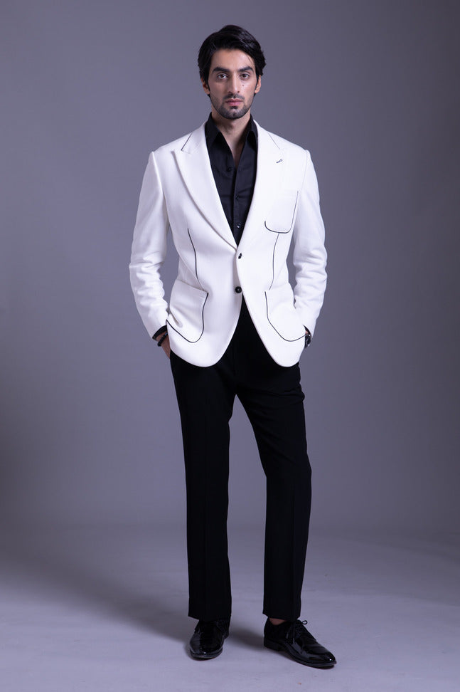 Ivory Elegance Blazer