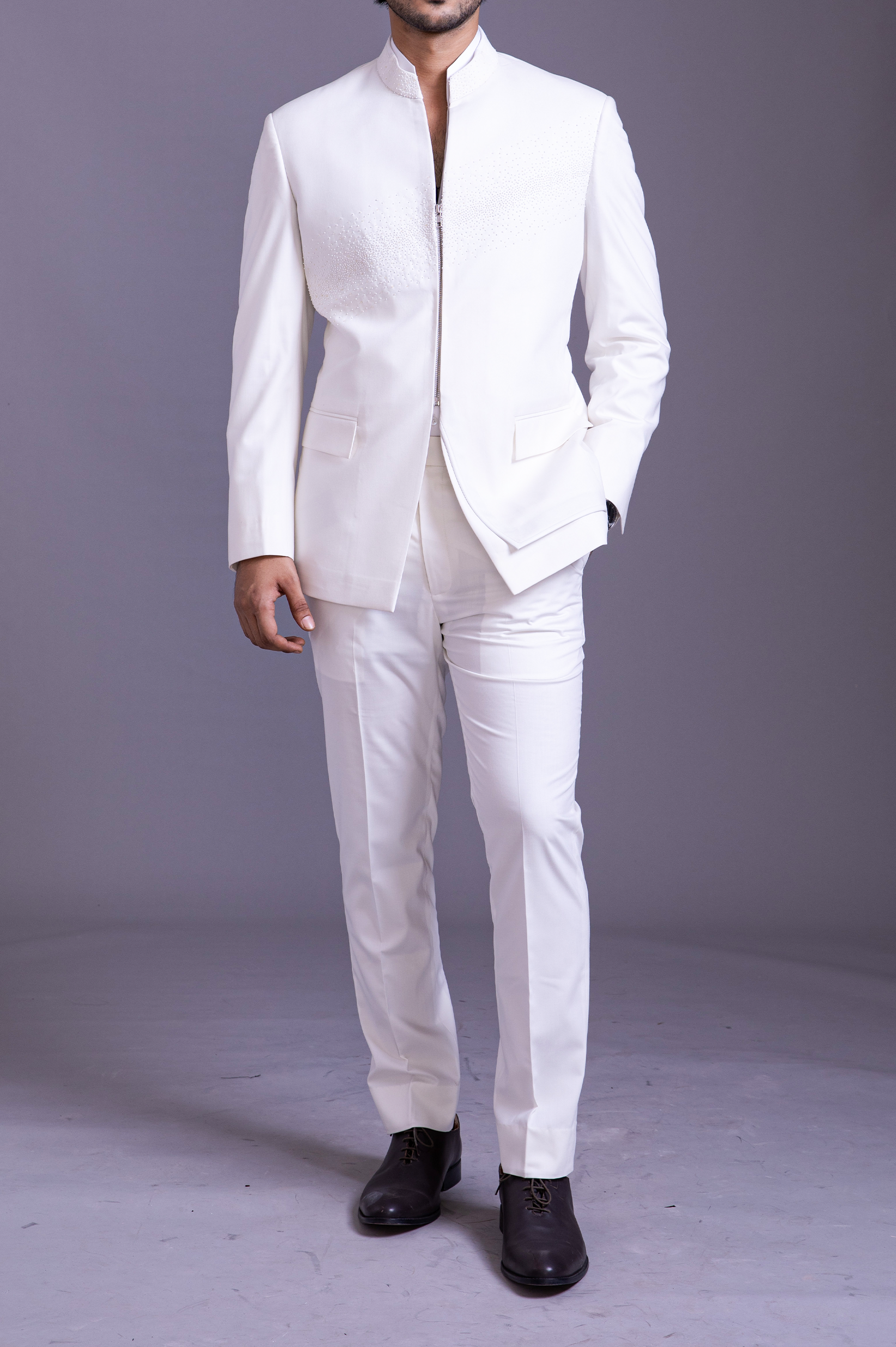 Ivory Majesty Bandhgala