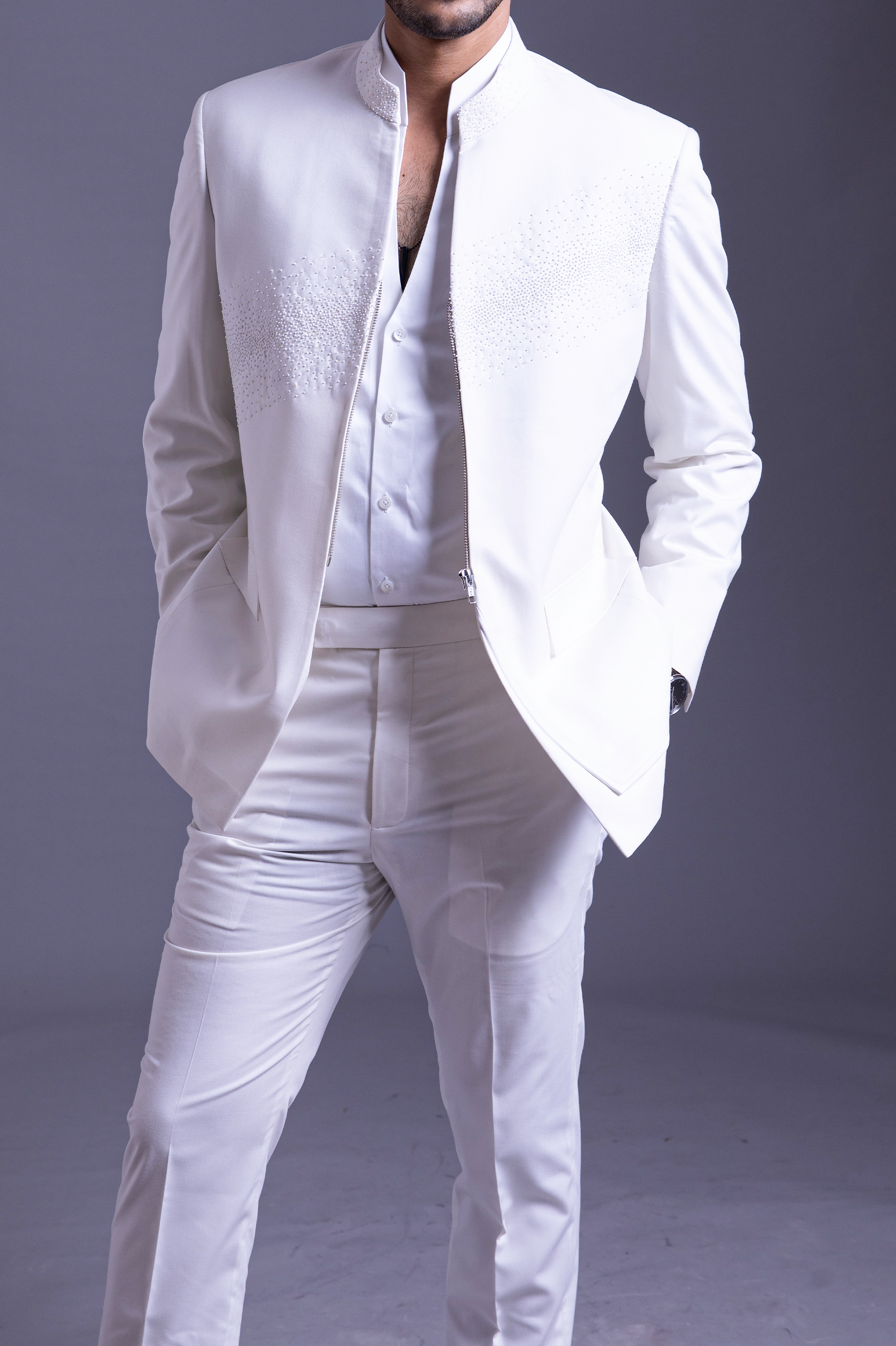 Ivory Majesty Bandhgala