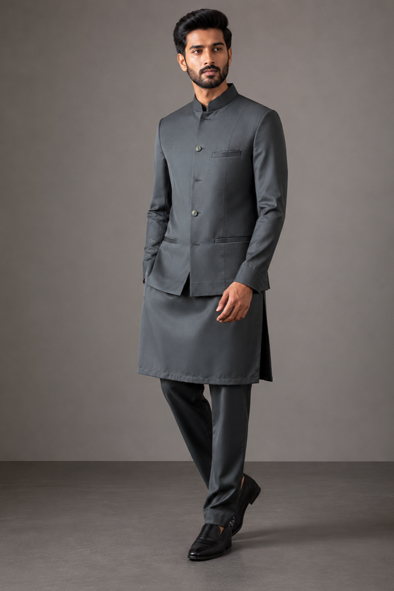 Graphite Classic Nehru Set