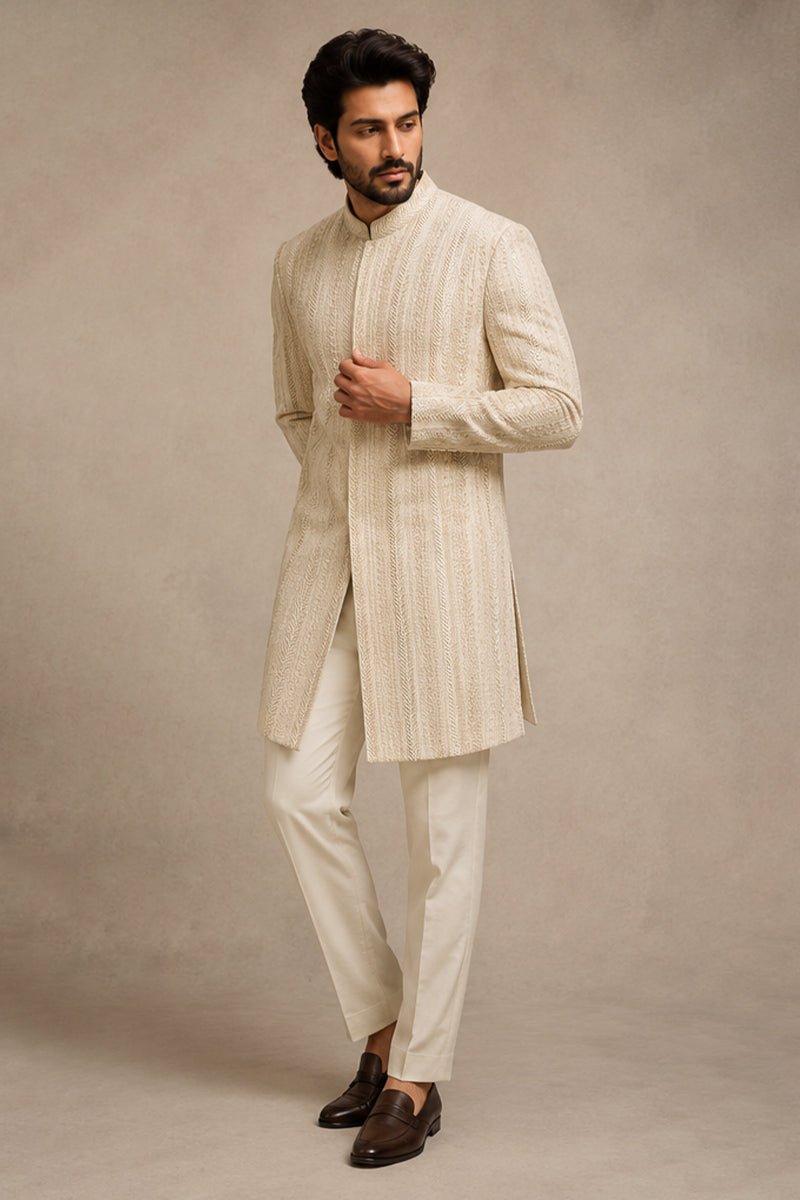 Ivory Weave Indo-Western