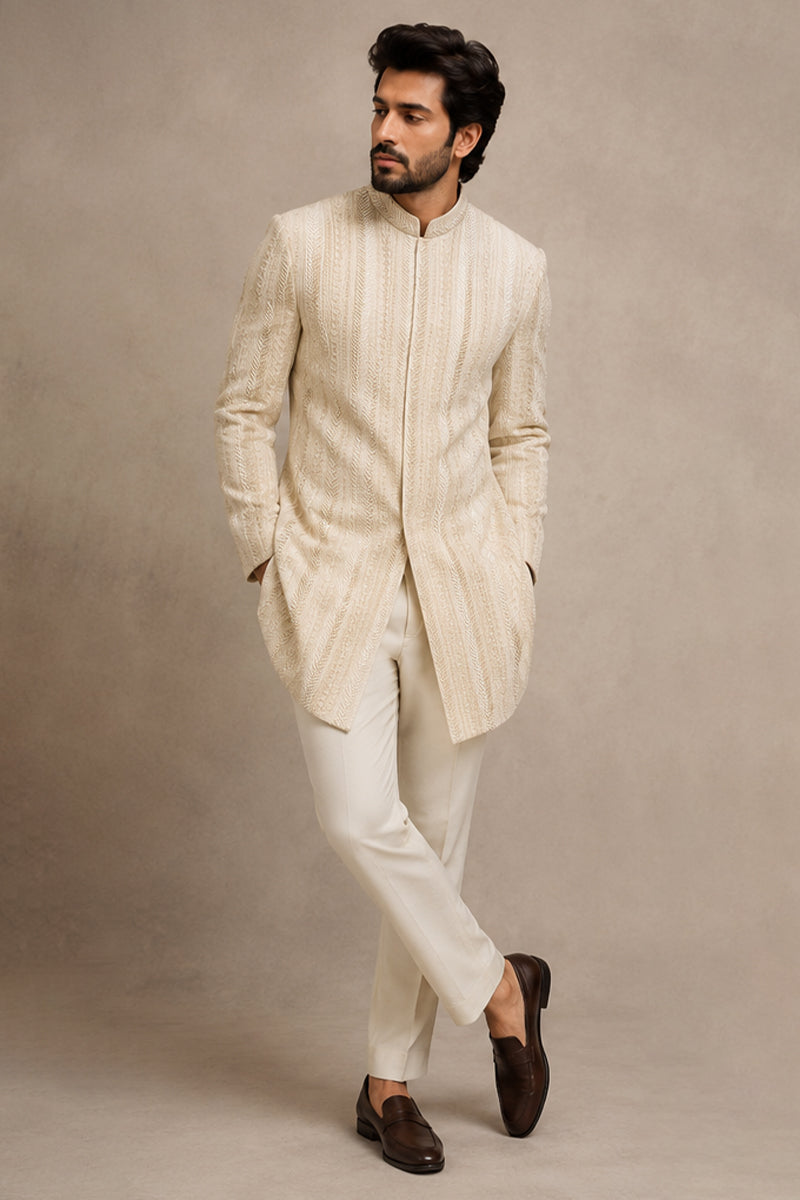 Ivory Weave Indo-Western