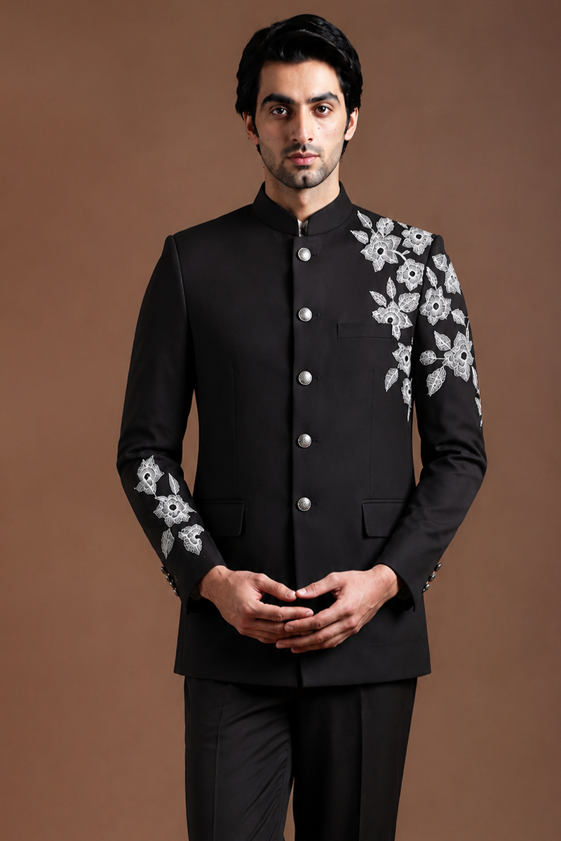 Silver Bloom Indo-Western