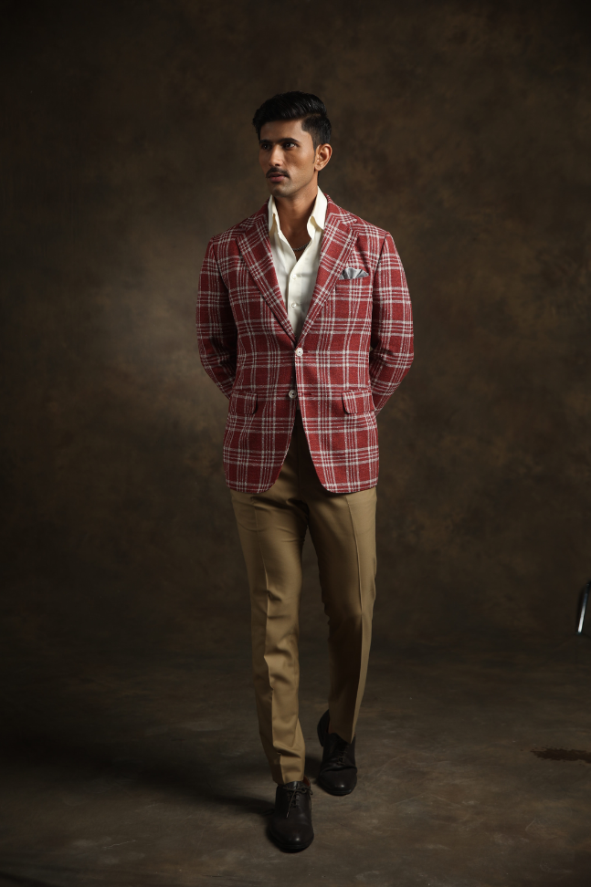 Red Flannel Blazer