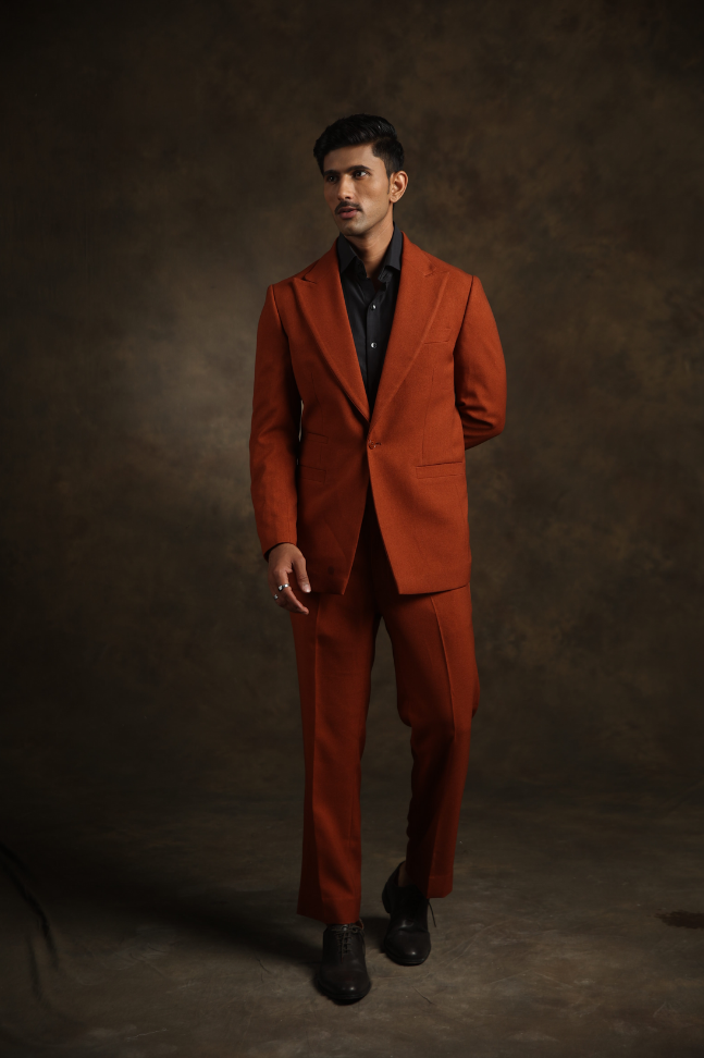 Rust Orange Suit