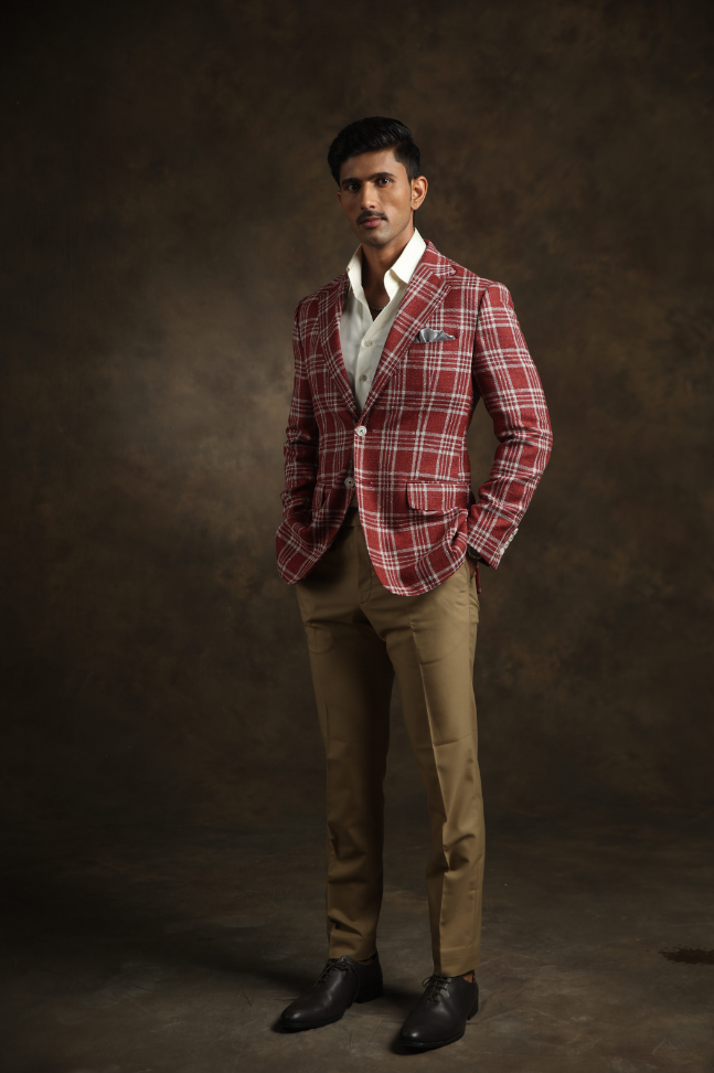 Red Flannel Blazer