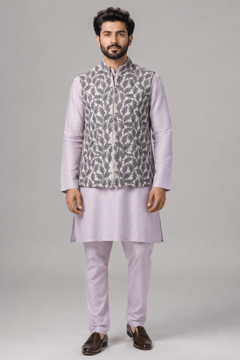 Lavender Nehru Set